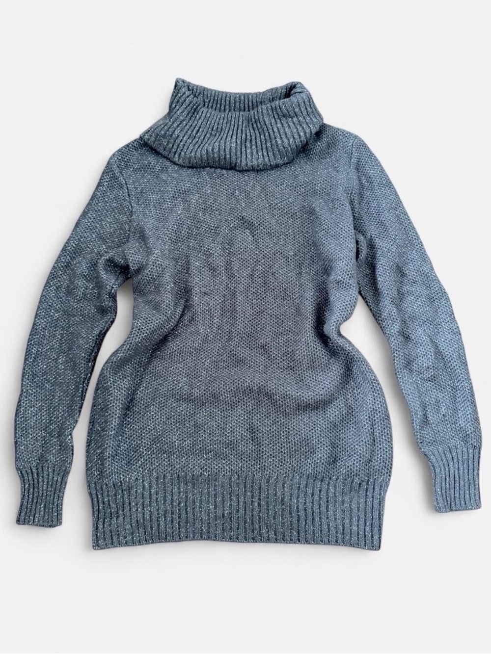 Cozy Y2K Dark Grey Cowl Neck Sweater